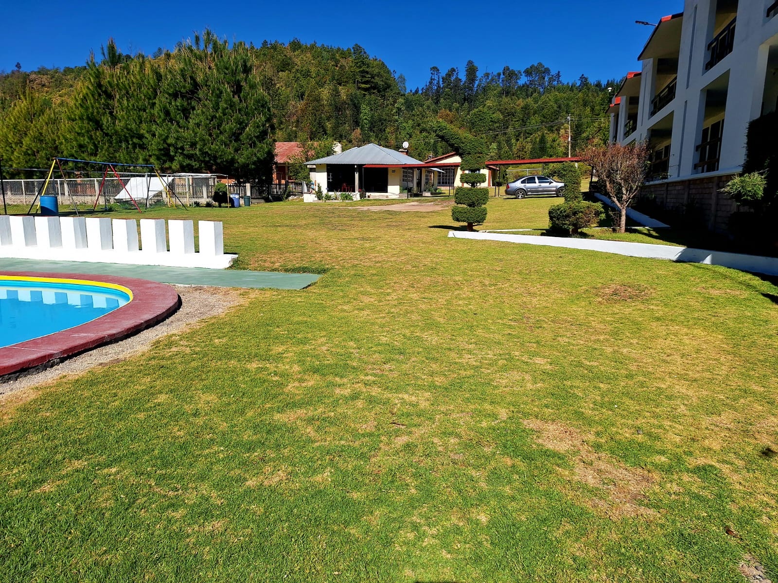 Vista del Hotel Los Naranjos Azufres